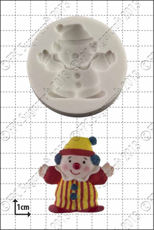 Clown Silicone Mould — Classic Circus Character by FPC Sugarcraft