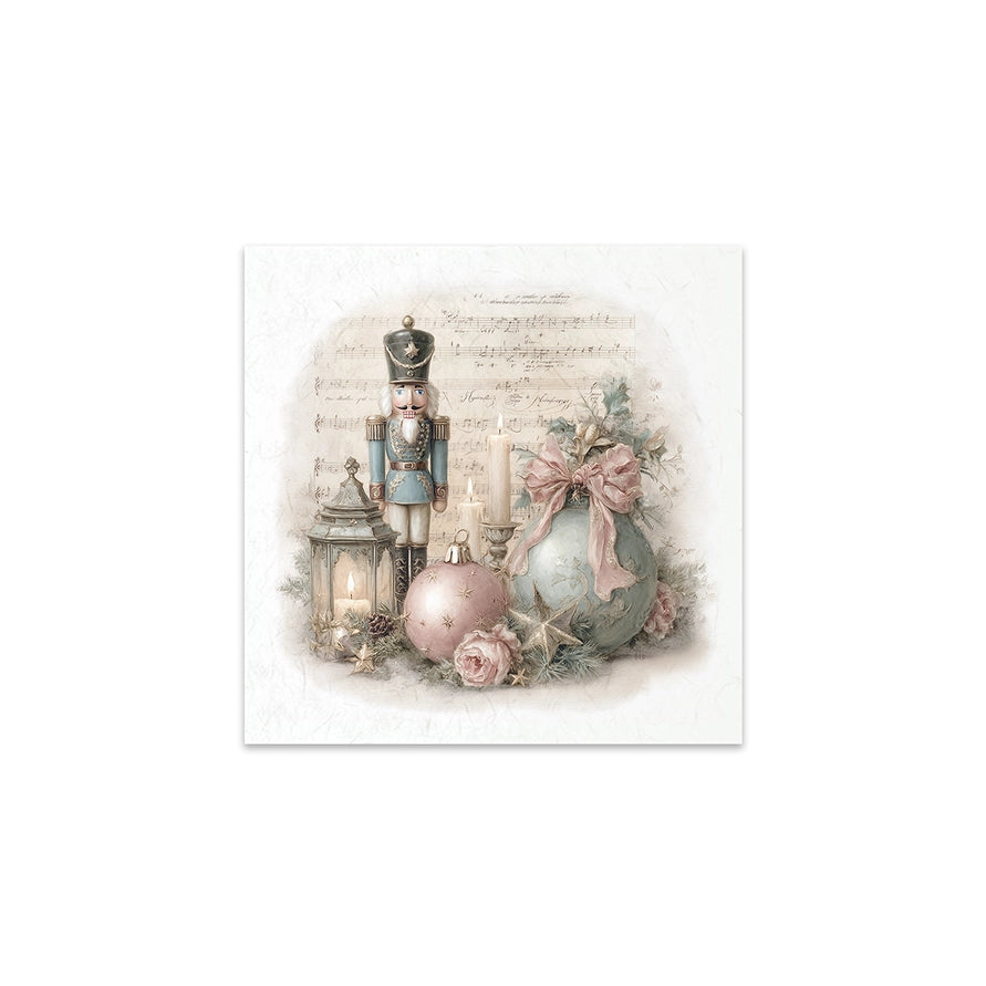 ITD Collection Winter Rose Nutcracker Decoupage Rice Paper Set – 6 Designs (RSM308)