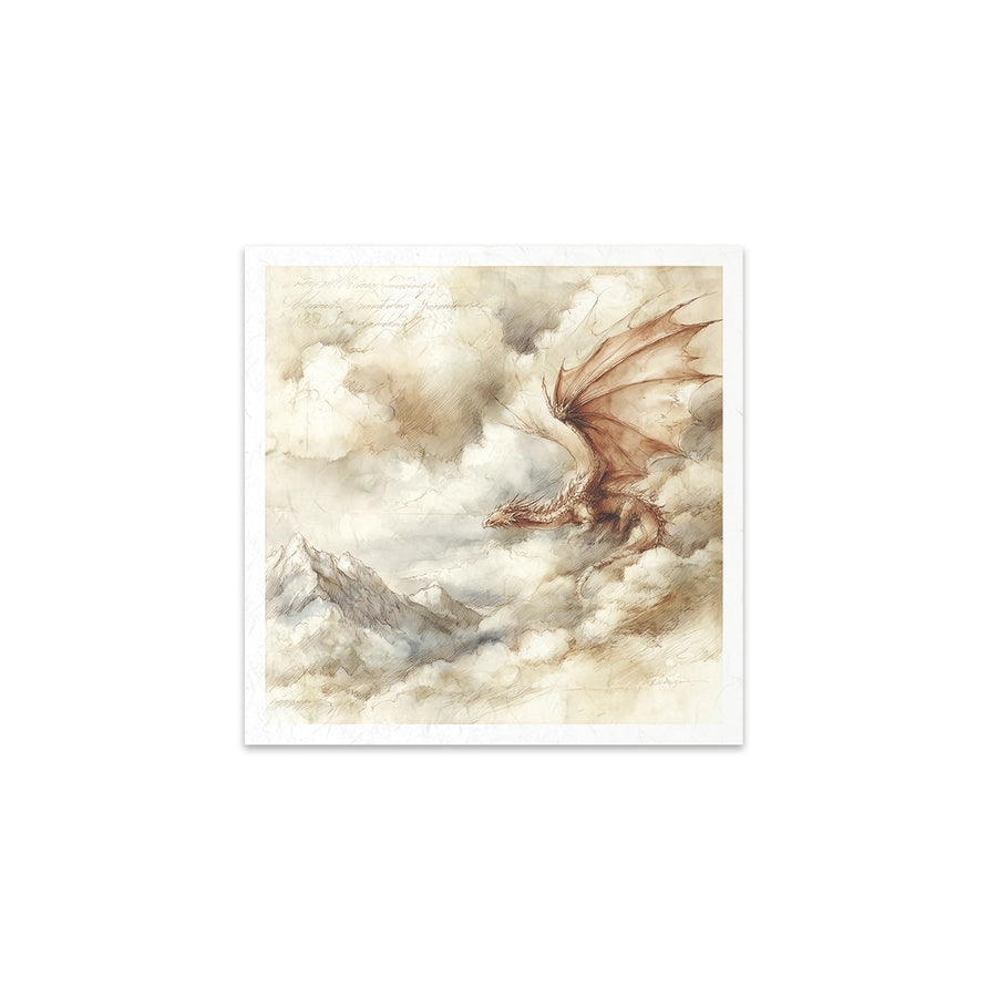 ITD Collection Four Elements Fire Decoupage Rice Paper Set – 6 Designs (RSM225)