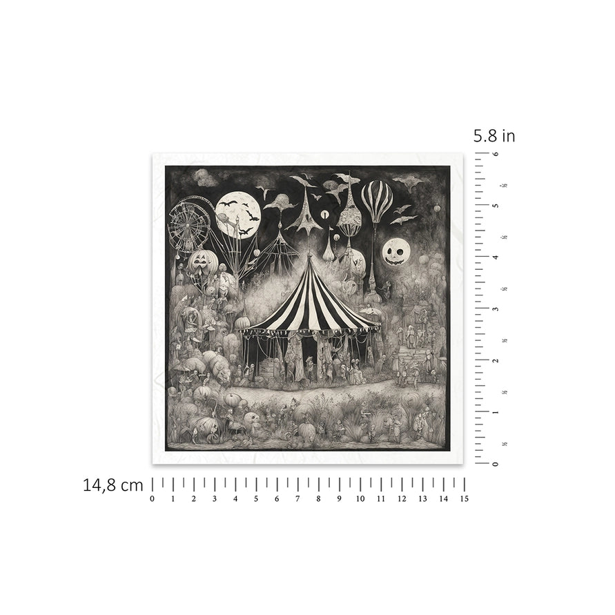 ITD Collection Tales from the Dark Fair Decoupage Rice Paper Set – 6 Designs (RSM155)