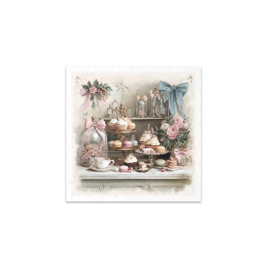 ITD Collection Winter Rose Decoupage Rice Paper Set – 6 Designs (RSM301)